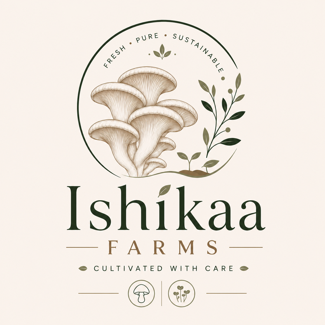 Ishikaa Farms logo